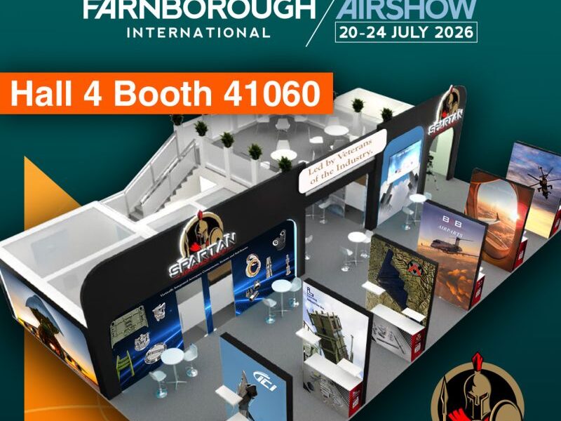 Join Spartan Aerospace Group at the Farnborough International Airshow, July 20–24, Hall…